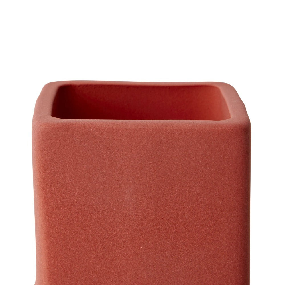 Contour Corner Ceramic Vase