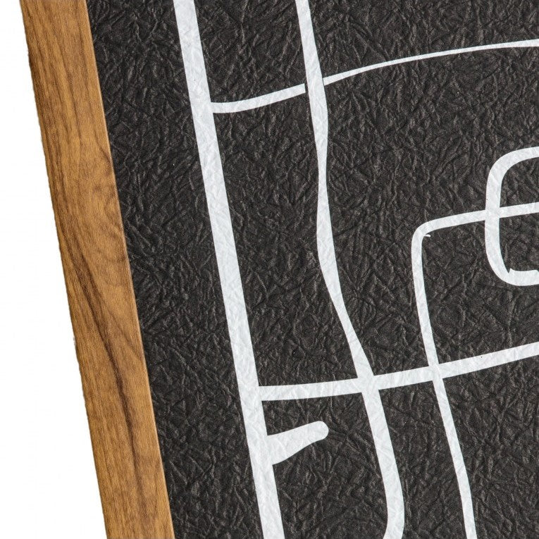 Contours in Darkness Beauty Line Drawing Framed Art