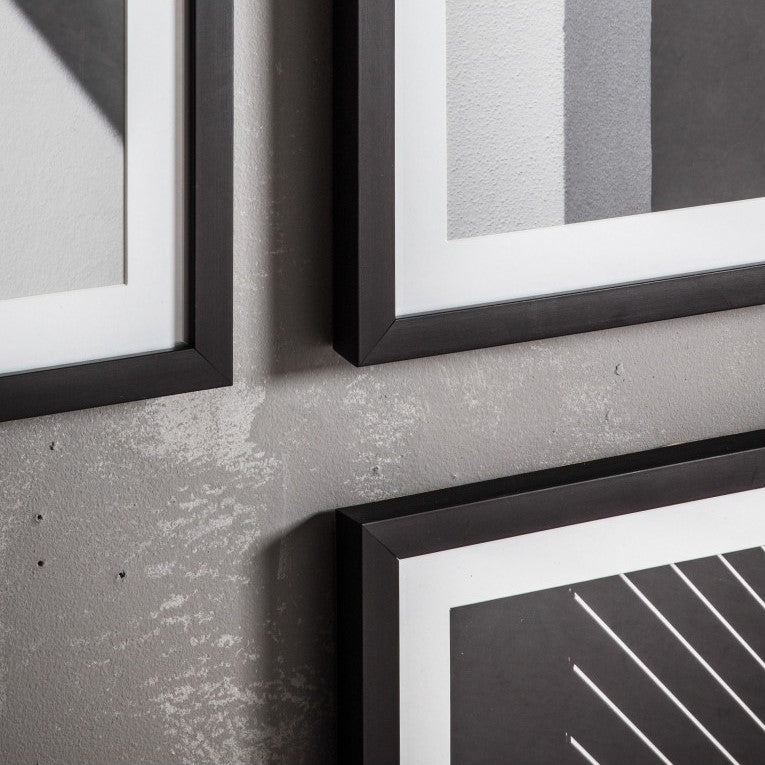 Contours of Design of Unseen Framed Prints Set of 4