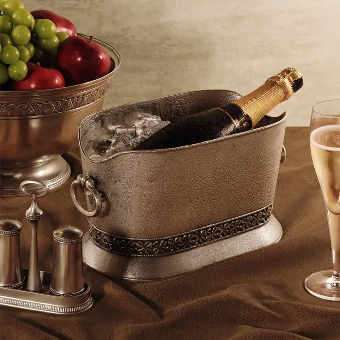 Cool Elegance Shamrock Pewter Wine Cooler