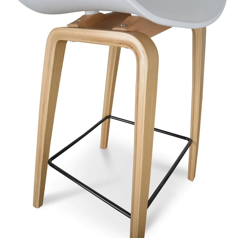 Cottage Cove Bar Stool - White & Natural