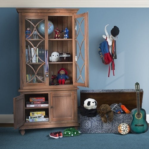 Country Cottage Display Cabinet - Natural