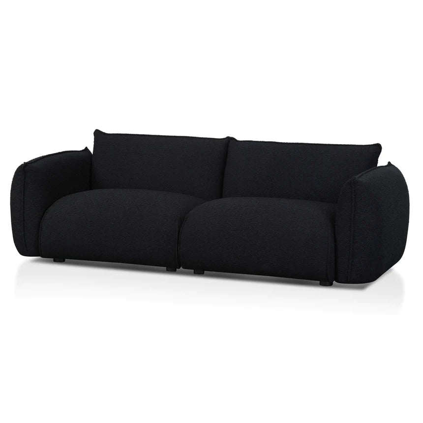 Couture Comfort 3-Seater Sofa - Black
