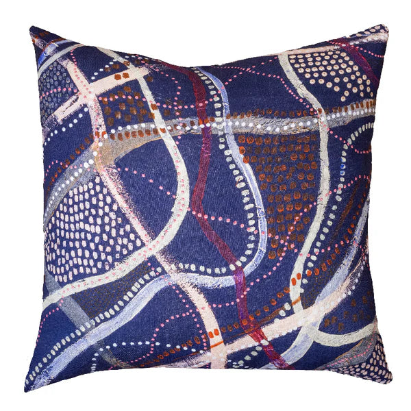 Winya, Bungu Linen Cushion - 60x60cms
