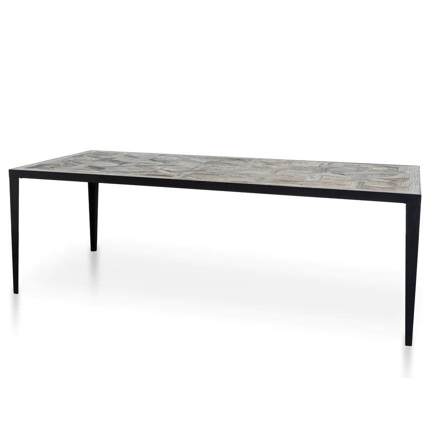 Cozy Cottage Dining Table 236cms - Black