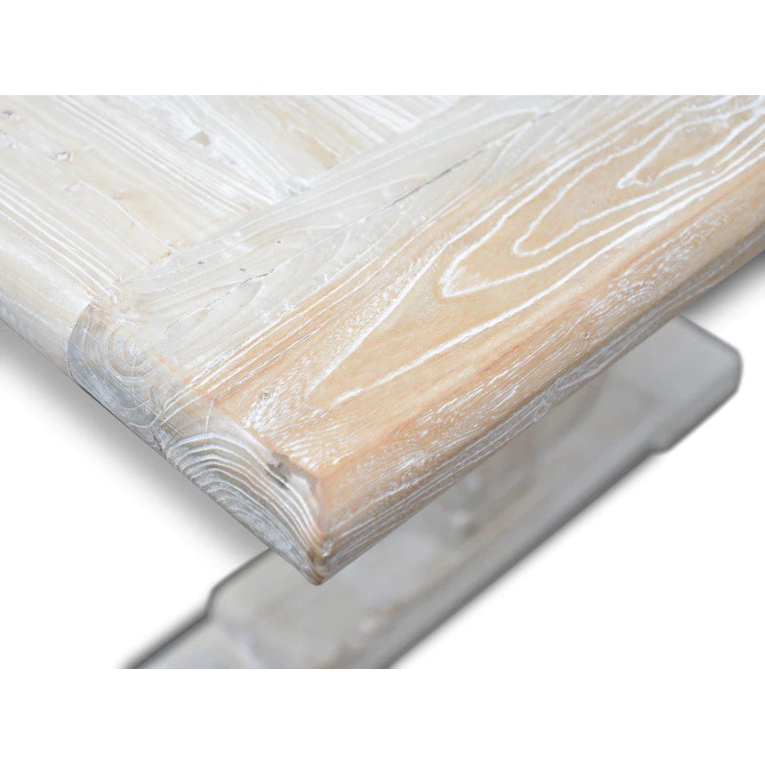 Cozy Family Inspired Dining Table 198cms - Rustic White