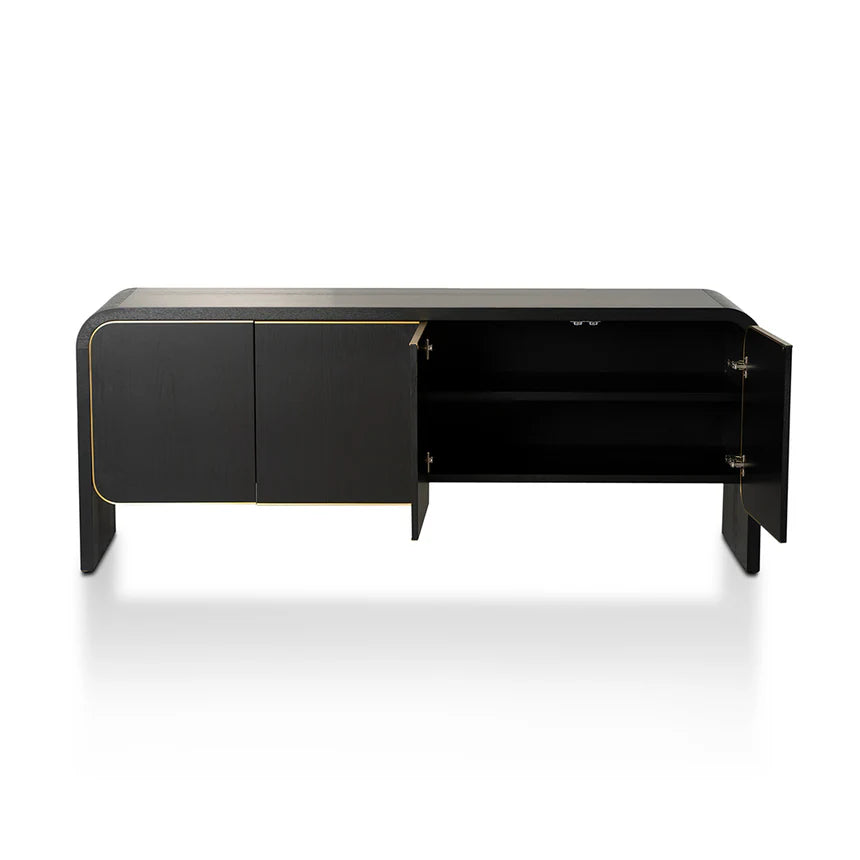 Cozy Living Wooden Buffet Unit 200cms - Full Black