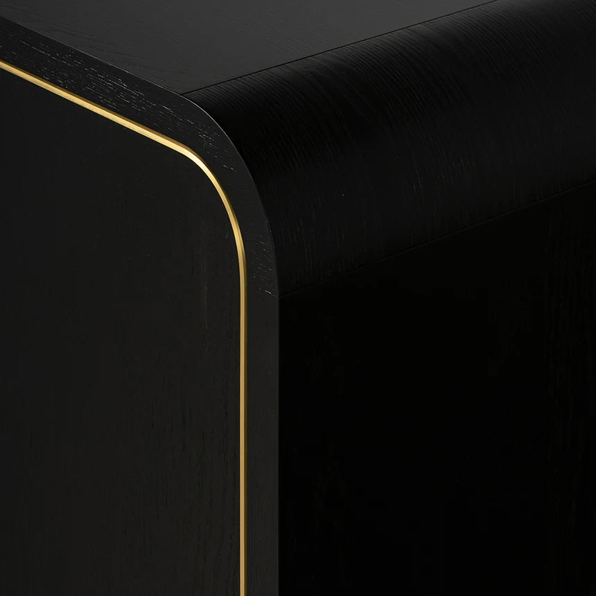 Cozy Living Wooden Buffet Unit 200cms - Full Black