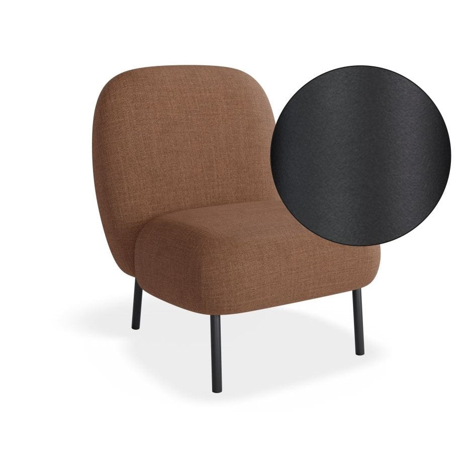 Cozy Solitude Brown Single Seater Sofa (Available in 2 Frame Colors)