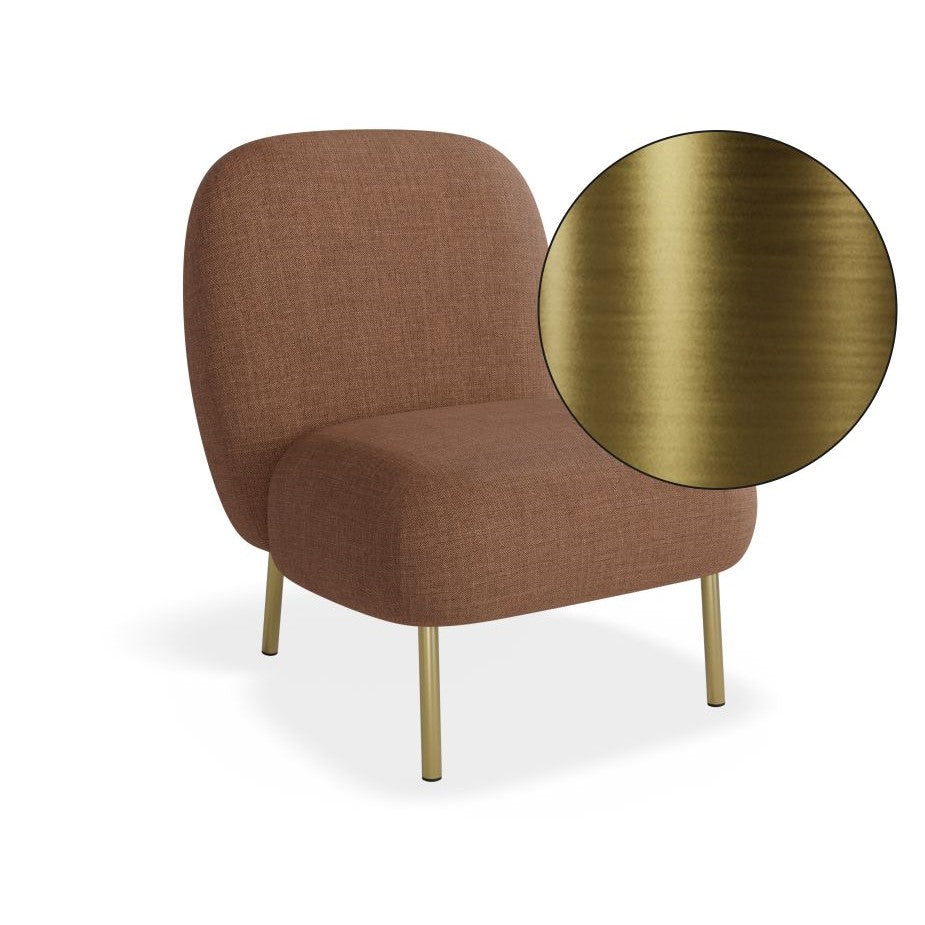 Cozy Solitude Brown Single Seater Sofa (Available in 2 Frame Colors)