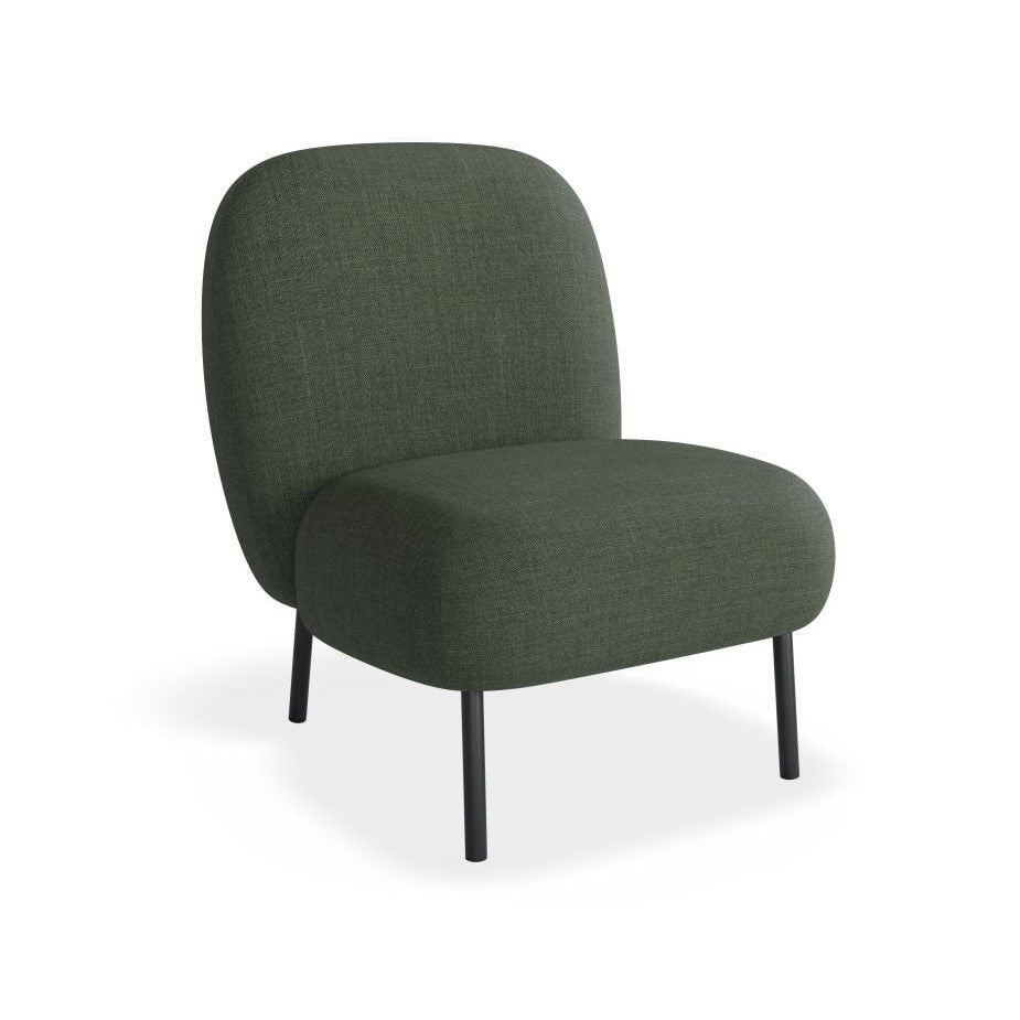 Cozy Solitude Green Single Seater Sofa (Available in 2 Frame Colors)