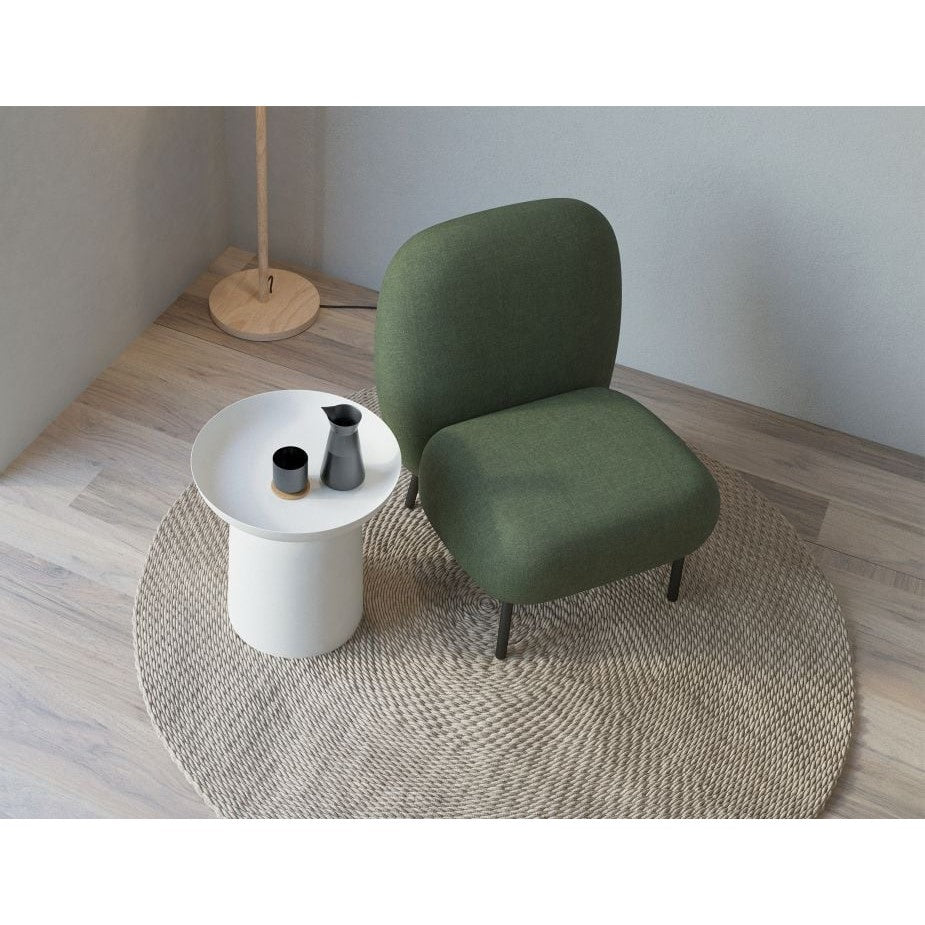 Cozy Solitude Green Single Seater Sofa (Available in 2 Frame Colors)