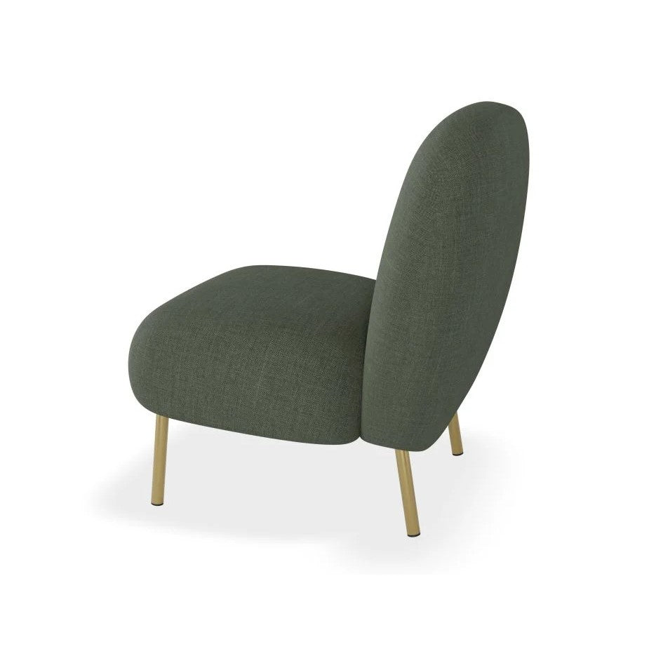 Cozy Solitude Green Single Seater Sofa (Available in 2 Frame Colors)