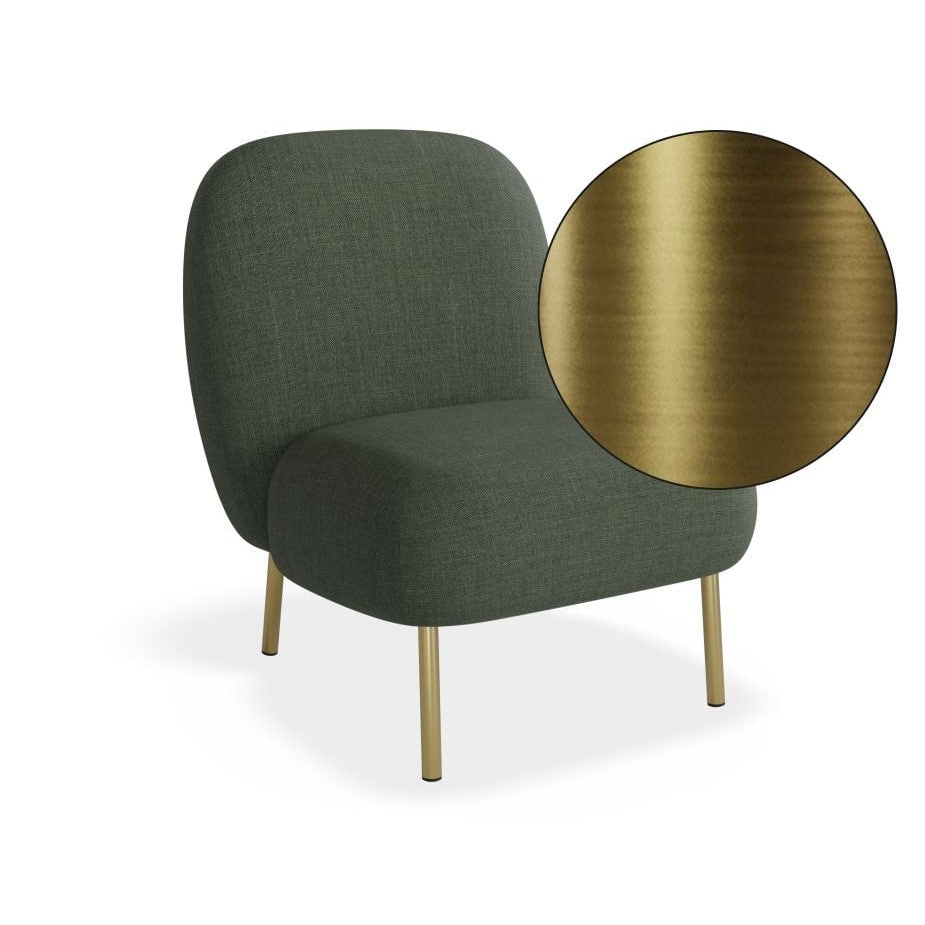 Cozy Solitude Green Single Seater Sofa (Available in 2 Frame Colors)