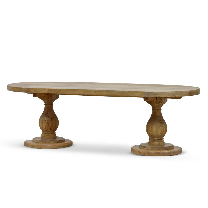 Crafted Elegance Natural Dining Table - 240cms