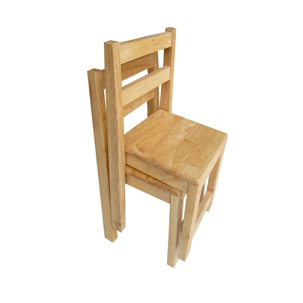 Crafted Large Round Table with 2 Standard Chairs