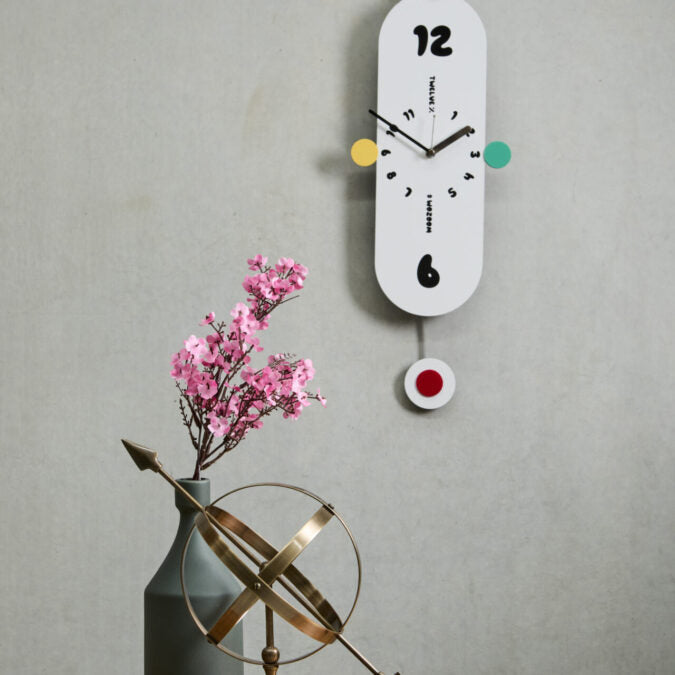 Crafted Modern Whimsy Wall Clock