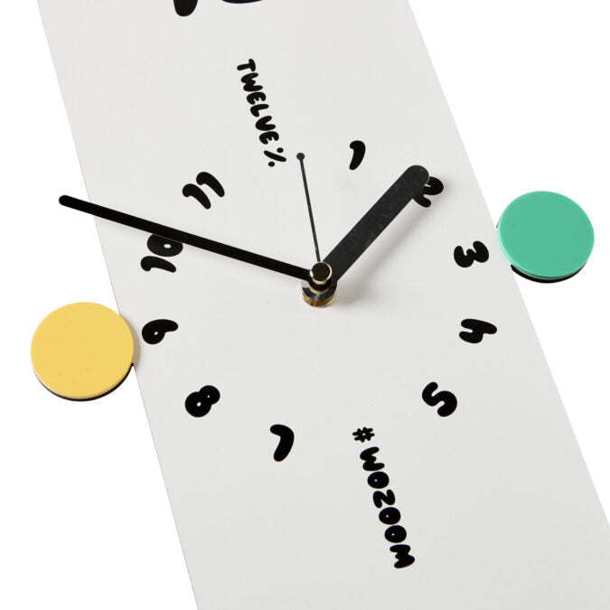 Crafted Modern Whimsy Wall Clock