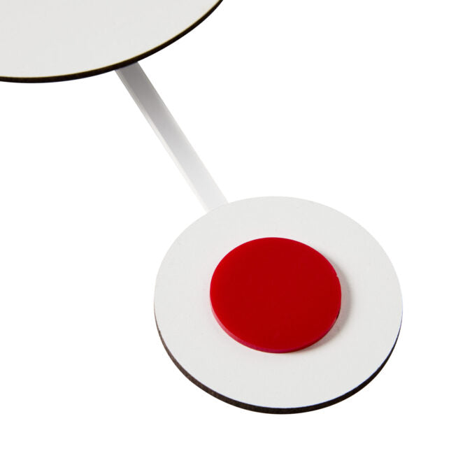 Crafted Modern Whimsy Wall Clock