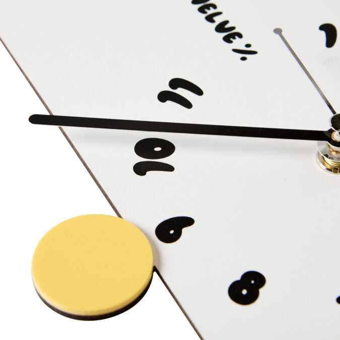 Crafted Modern Whimsy Wall Clock