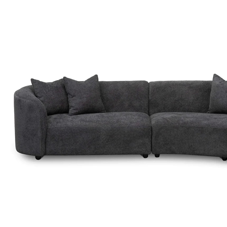 Crafted Opulence Right Chaise Fabric Sofa