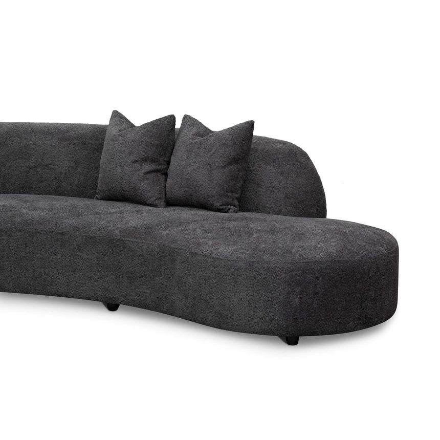 Crafted Opulence Right Chaise Fabric Sofa