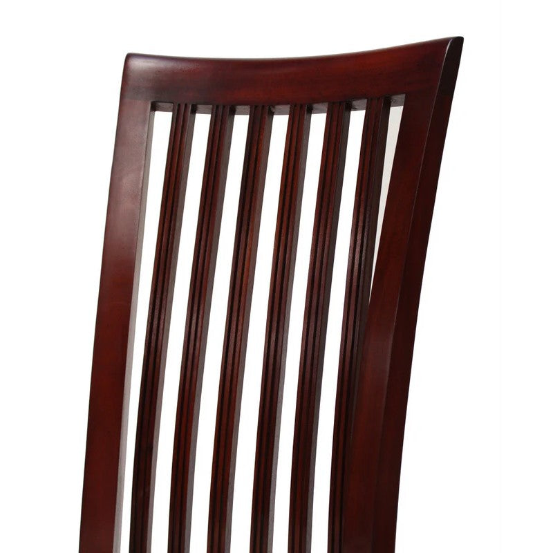 Craftsmanship Batavia High Back Carver Chair - Rose Mahogany