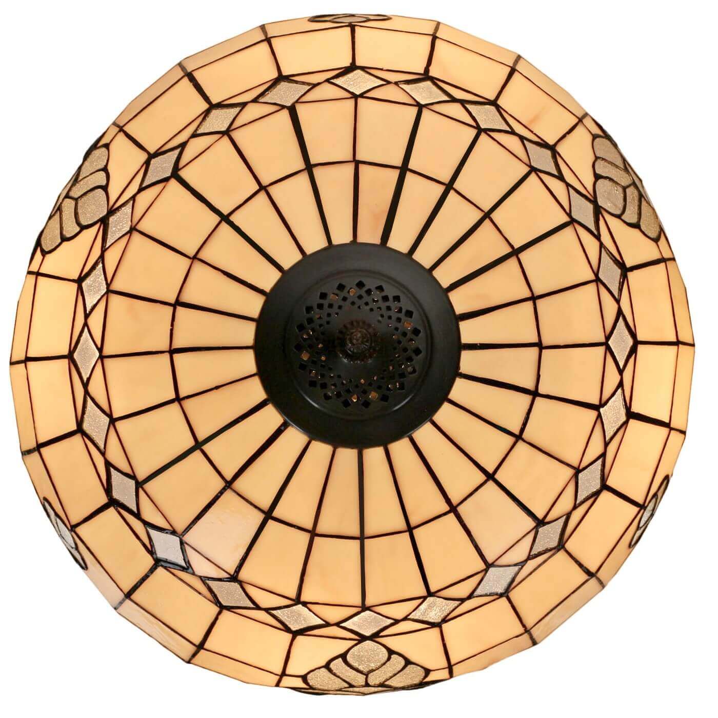 Creamy Tiffany Stained Glass Floor Lamp