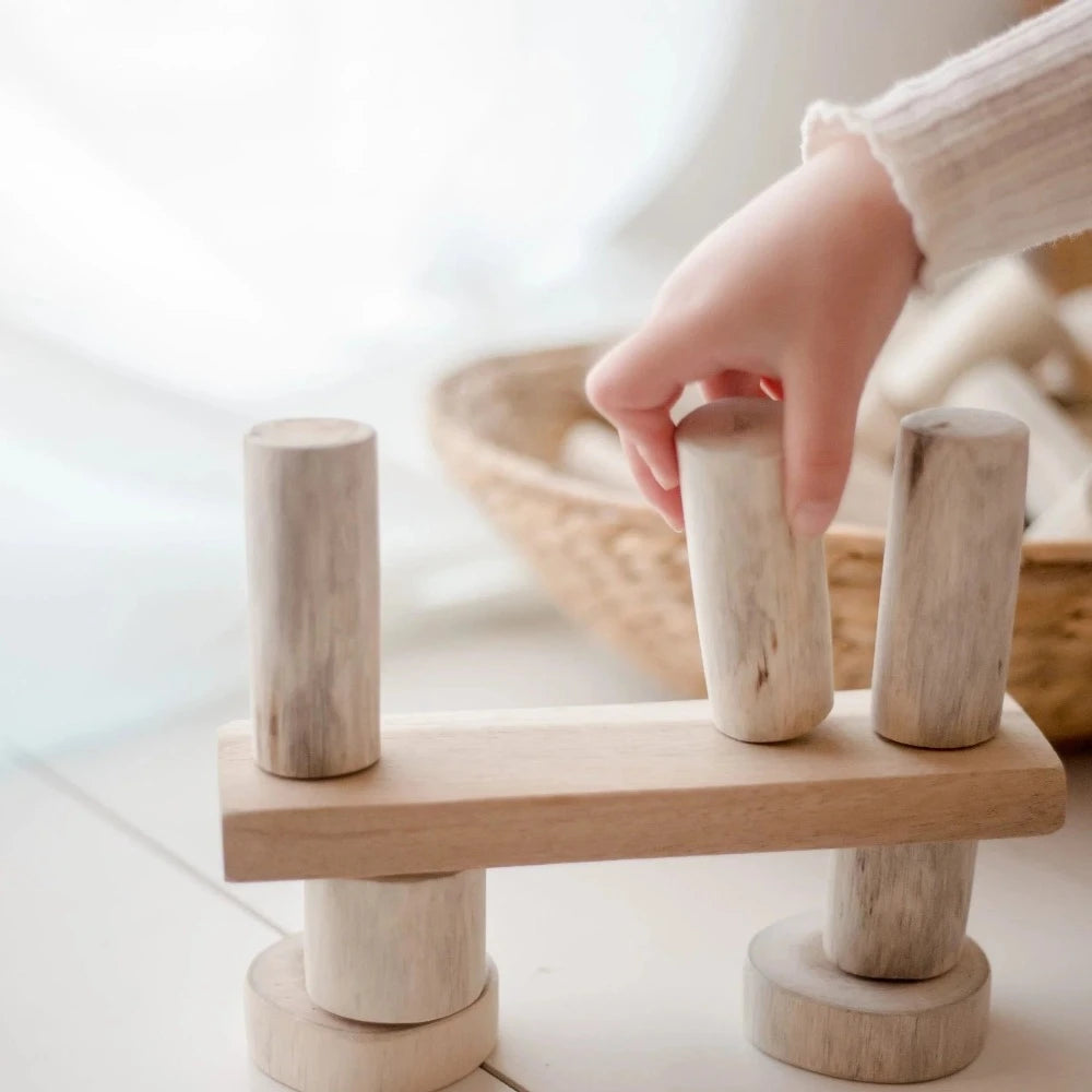 Creative Fun Natural Tree Blocks