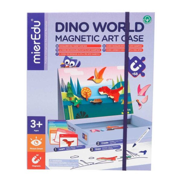 Creative Magnetic Art Case – Dino World
