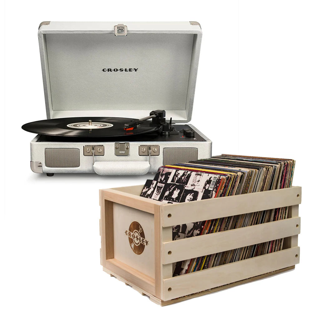 Crosley Cruiser Turntable + Record Storage Crate (Available in 3 Colors)