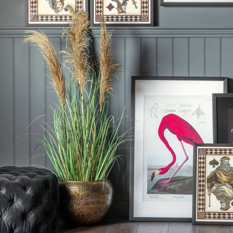 Crowned in Nature Artificial Pampas Grass with 5 Heads