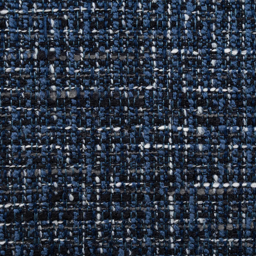 Curved Comfort Accent Lounge Chair - Blue