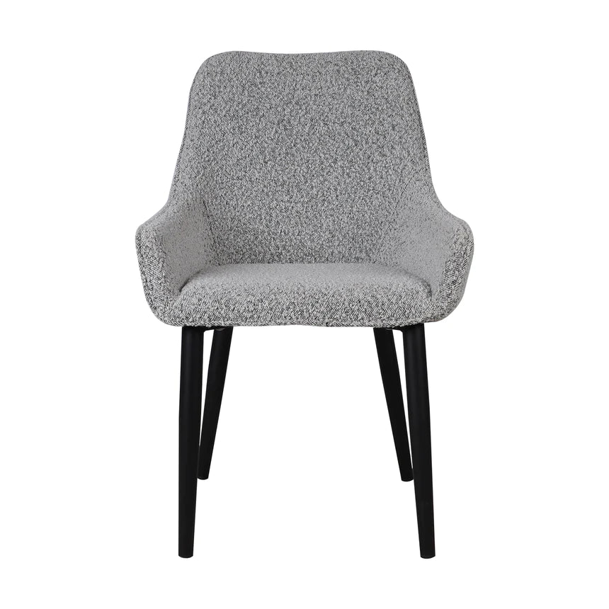 Cushion Cove Dining Chair - Pepper Boucle (Set of 2)