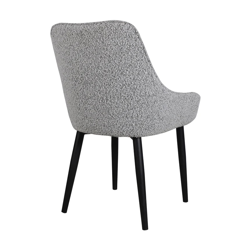 Cushion Cove Dining Chair - Pepper Boucle (Set of 2)