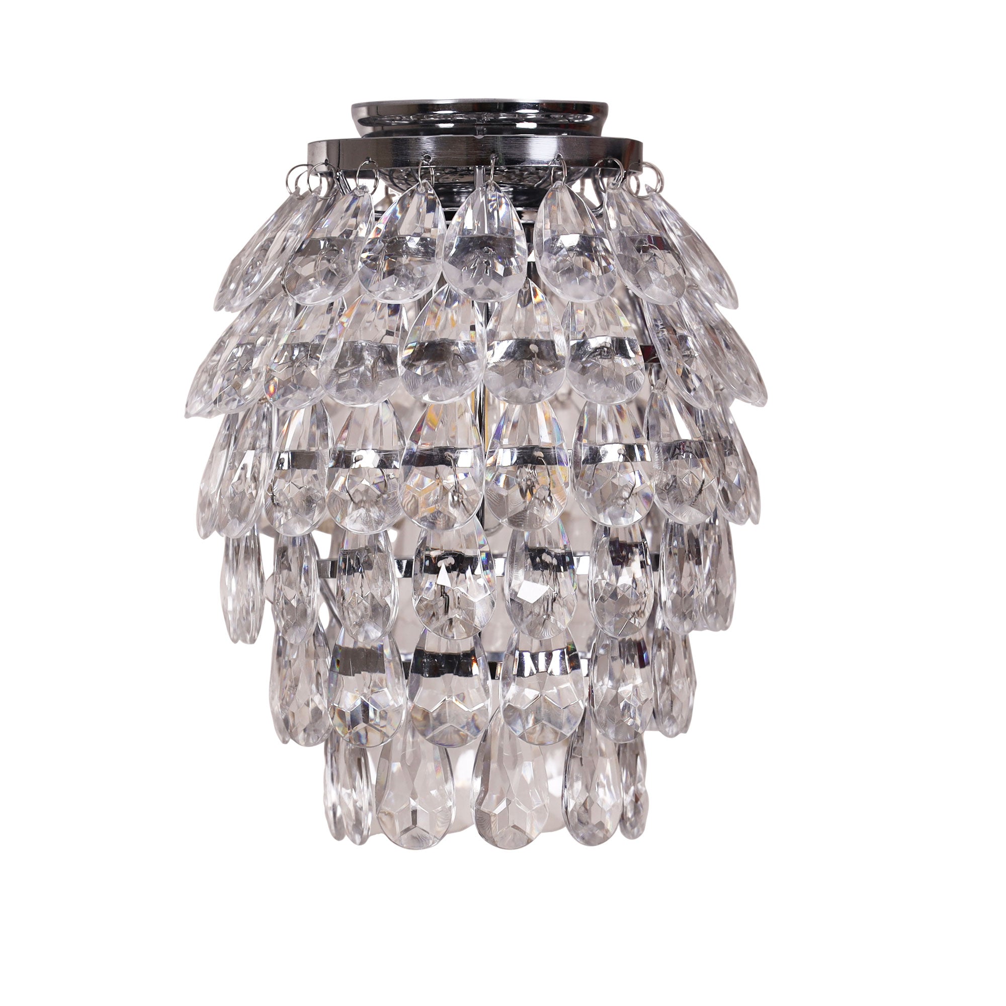 DIY Glass Crystal Drop Lamp