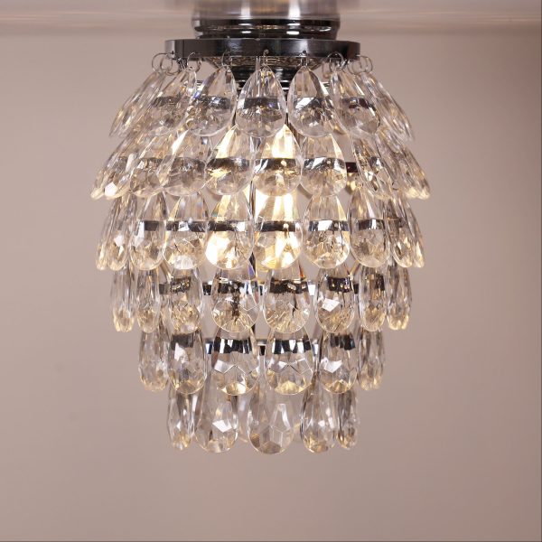 DIY Glass Crystal Drop Lamp