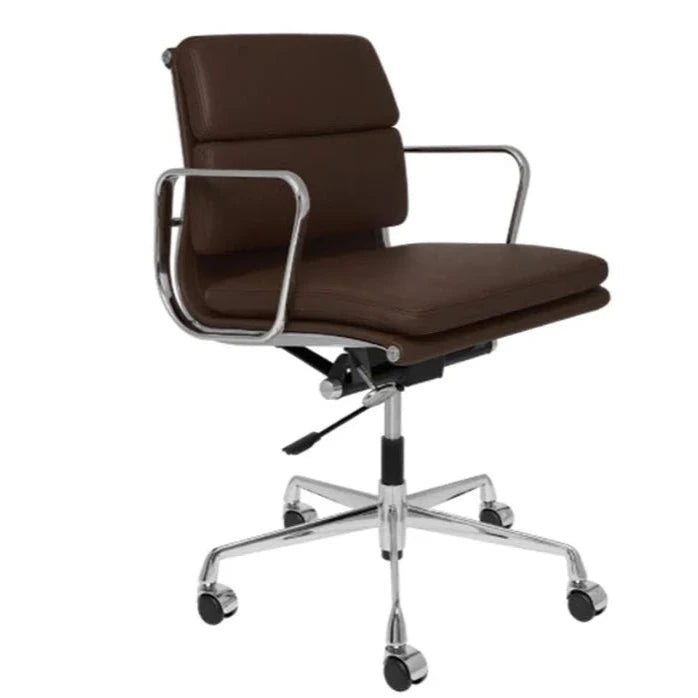 Dark Elegance Low-Back Office Chair