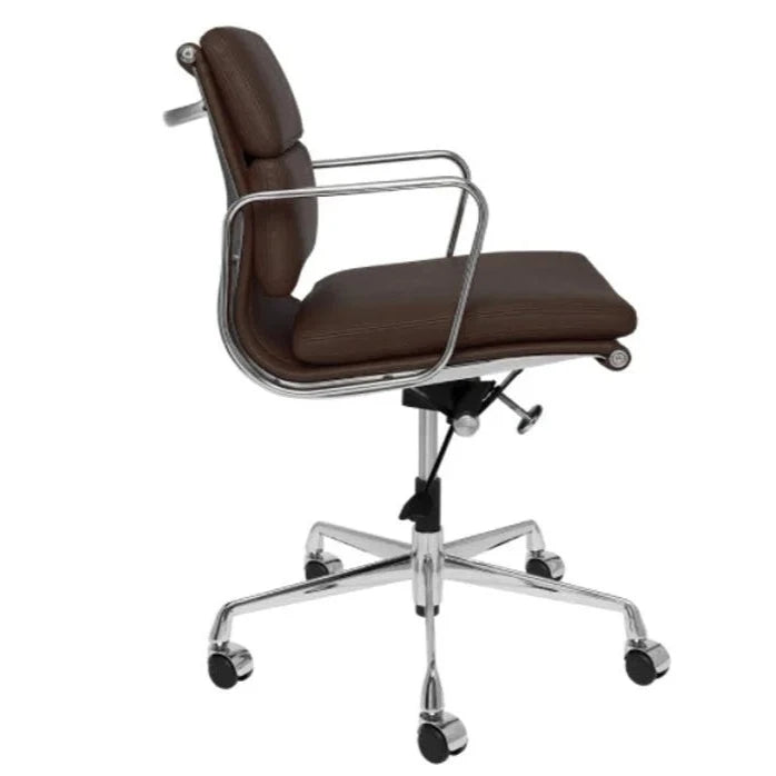 Dark Elegance Low-Back Office Chair