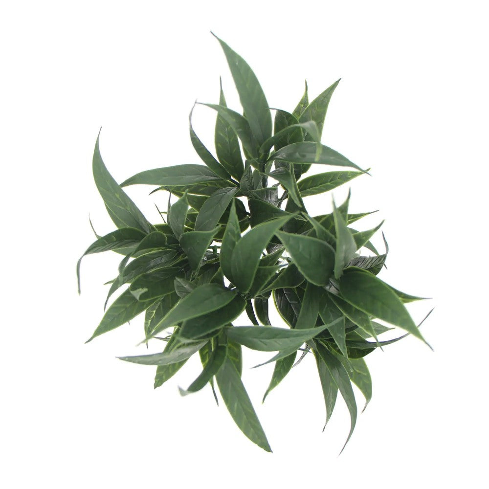 Dark Green UV Resistant Tipped Willow Oak Stem 30cms