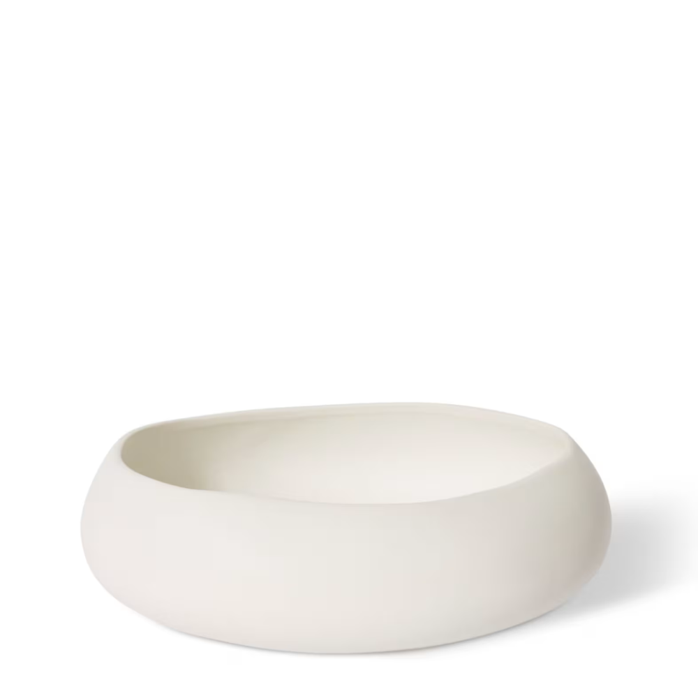 Decor Ceramic Mora Bowl - White - Available in 2 Sizes