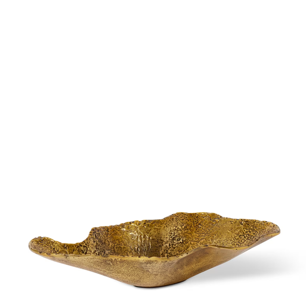 Decor Homer Metal Bowl - Gold - Available in 2 Sizes