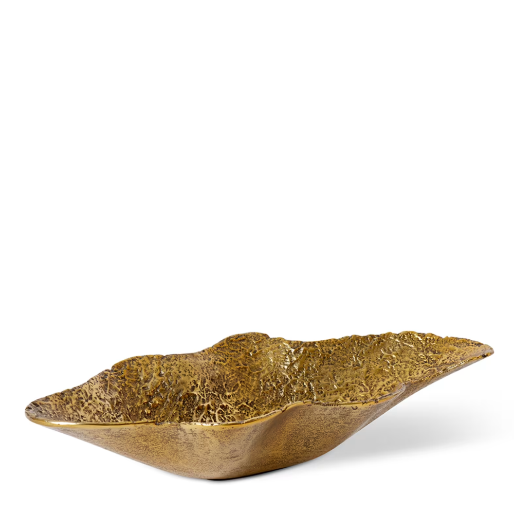 Decor Homer Metal Bowl - Gold - Available in 2 Sizes