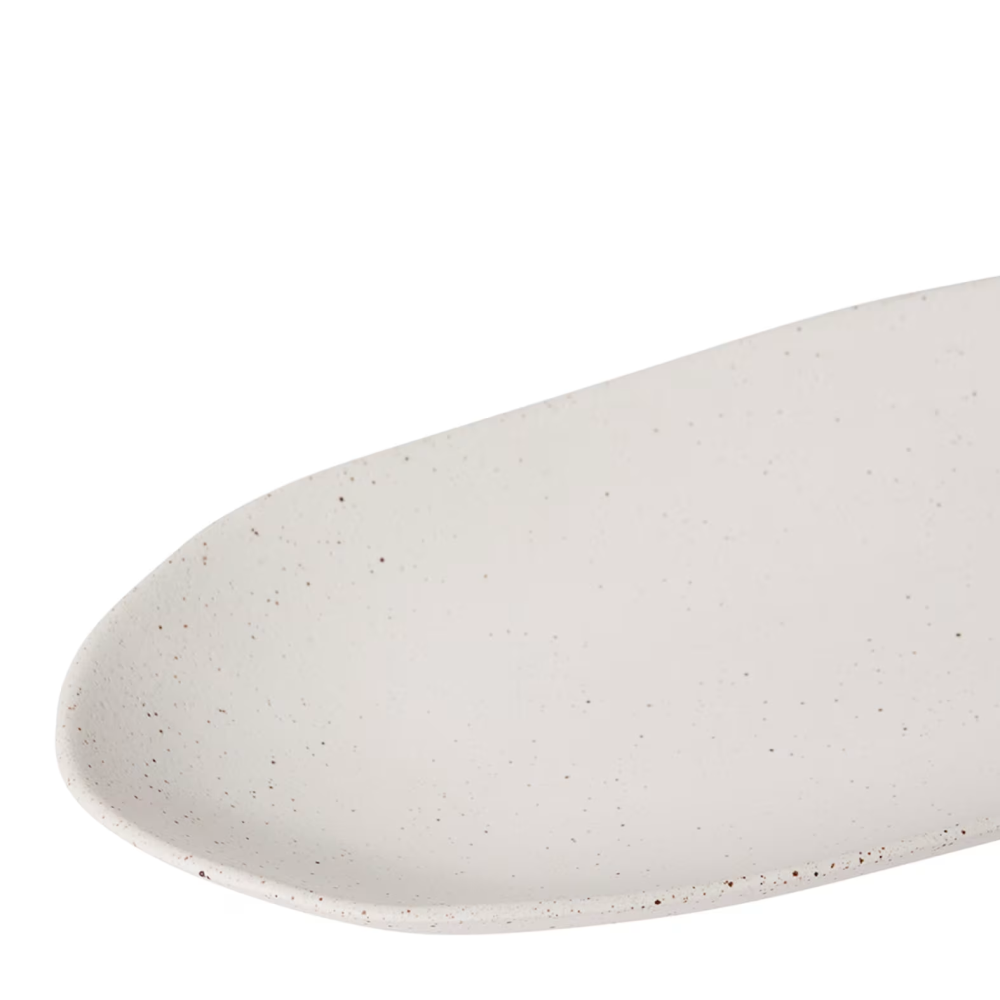 Decor Matias Long Ceramic Tray - White - Available in 2 Sizes