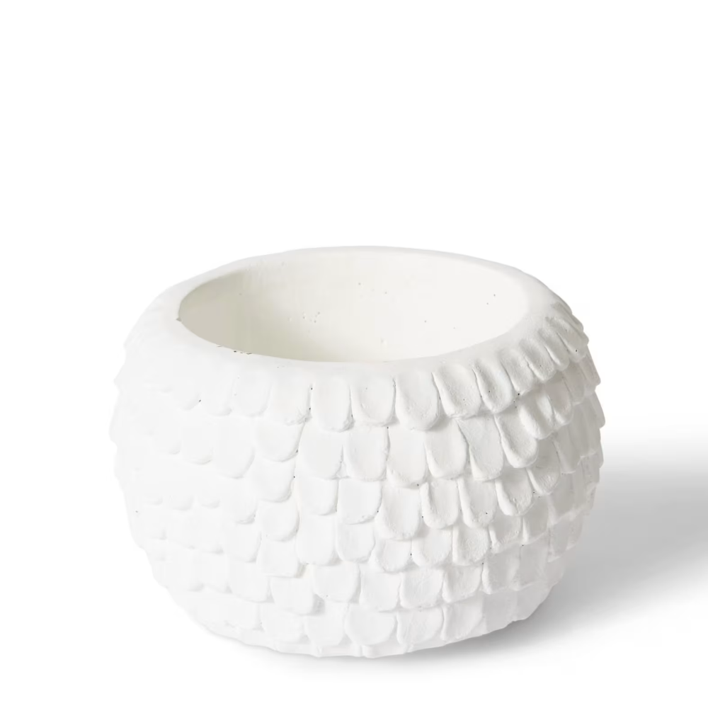 Decorative Eason Plant Pot - White - Available in 3 Sizes