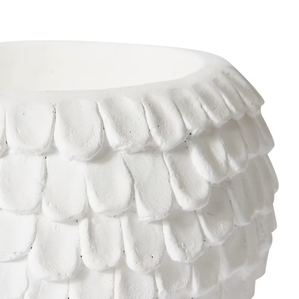 Decorative Eason Plant Pot - White - Available in 3 Sizes