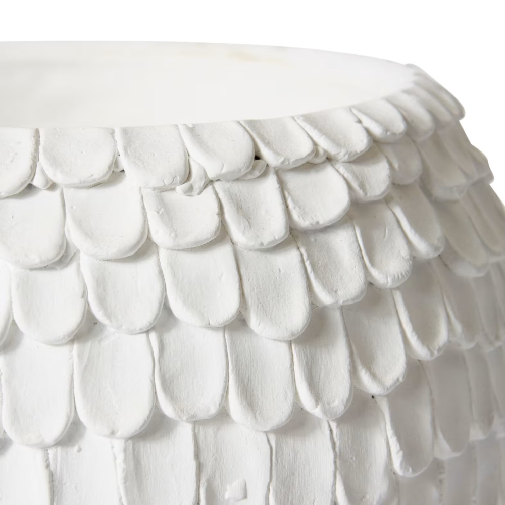 Decorative Eason Plant Pot - White - Available in 3 Sizes