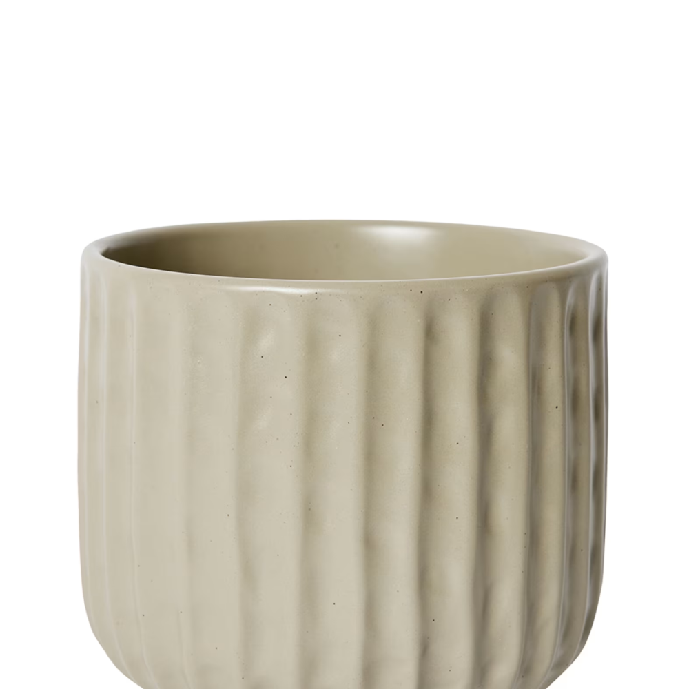 Decorative Emery Plant Pot - Green - Available in 2 Sizes