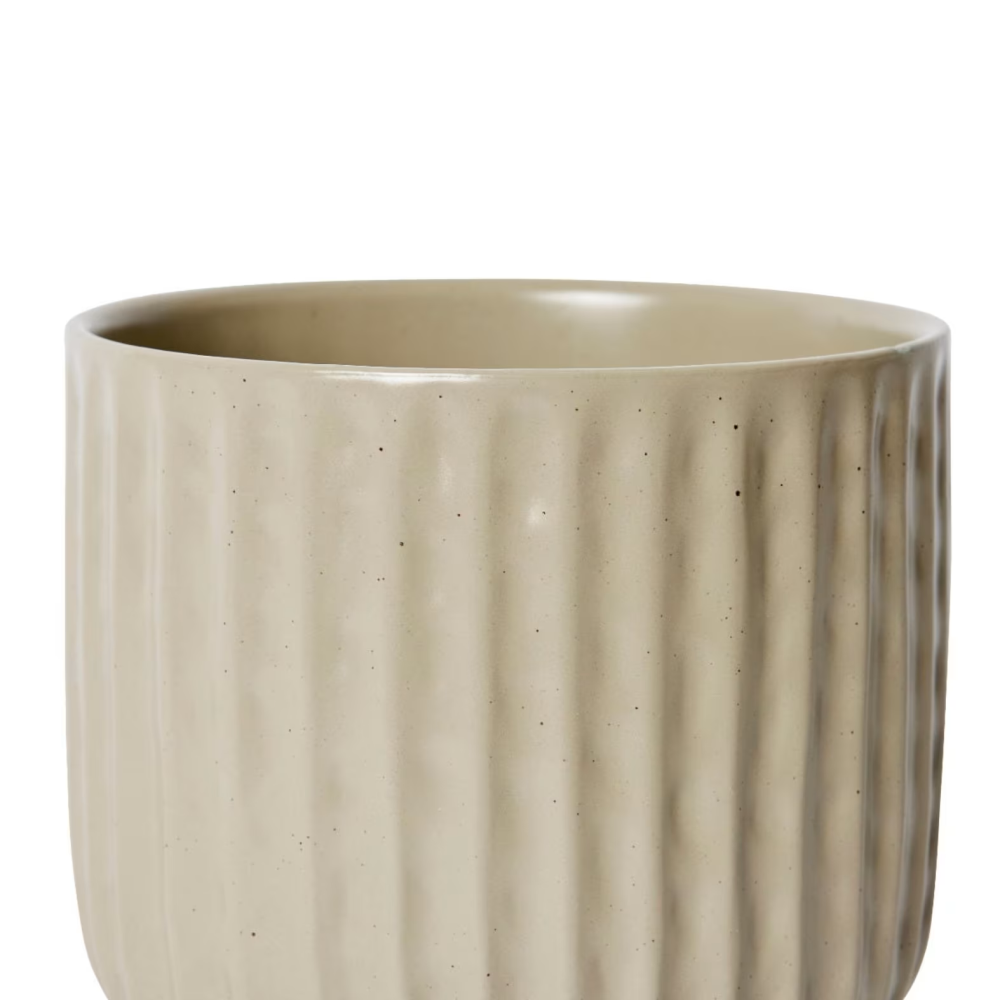 Decorative Emery Plant Pot - Green - Available in 2 Sizes