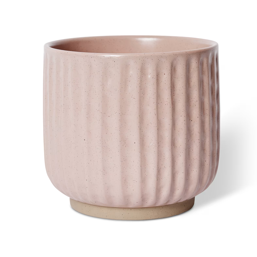 Decorative Emery Plant Pot - Pink - Available in 3 Sizes